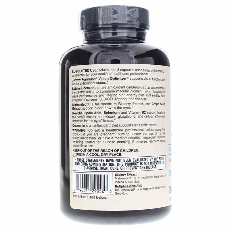 Vision Optimizer, 180 Capsules, by Jarrow Formulas, image #3
