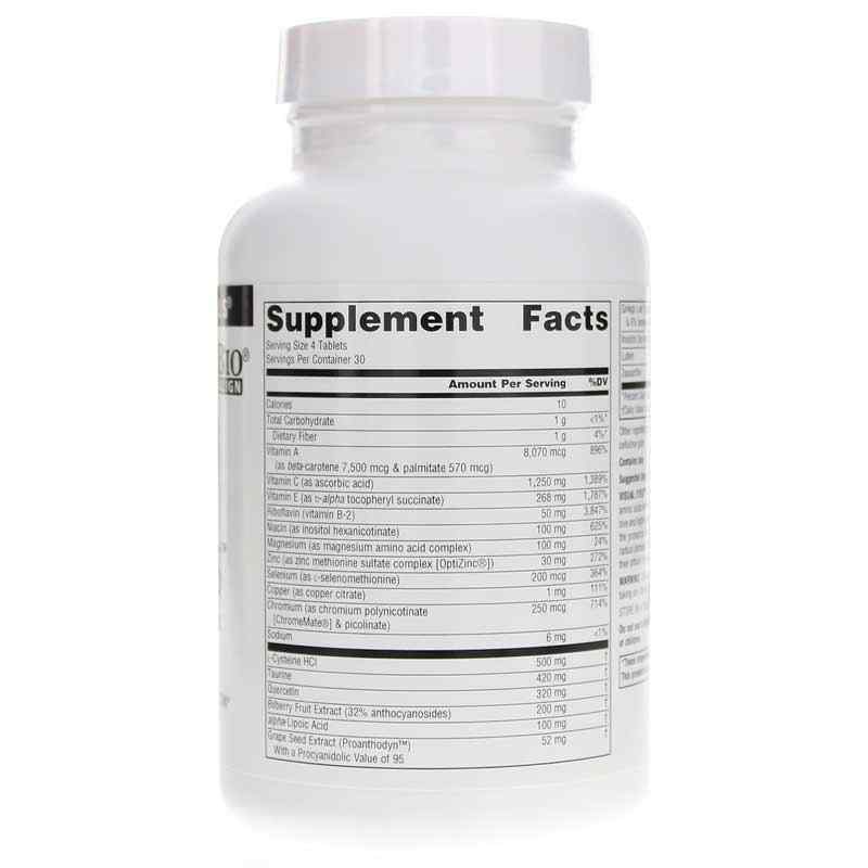 Visual Eyes, 120 Tablets, by Source Naturals, image #2