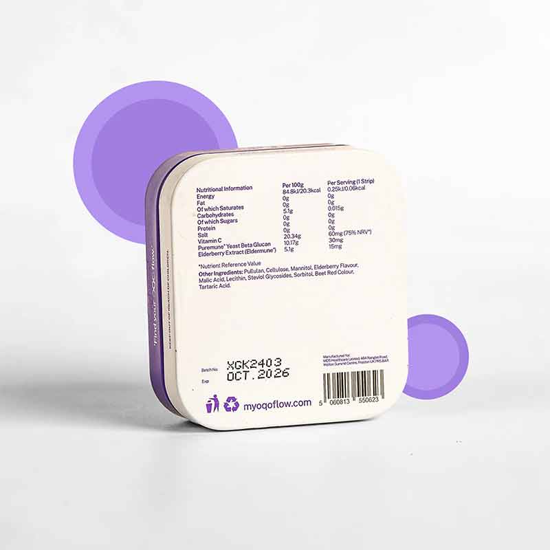 Vit C, Elderberry, 30 Strips, by Diso, image #2