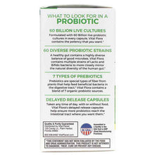 Vital Flora Adult 55+ Daily Probiotic + Prebiotics Shelf Stable, 60 Veg Capsules, by Vital Planet, image #4
