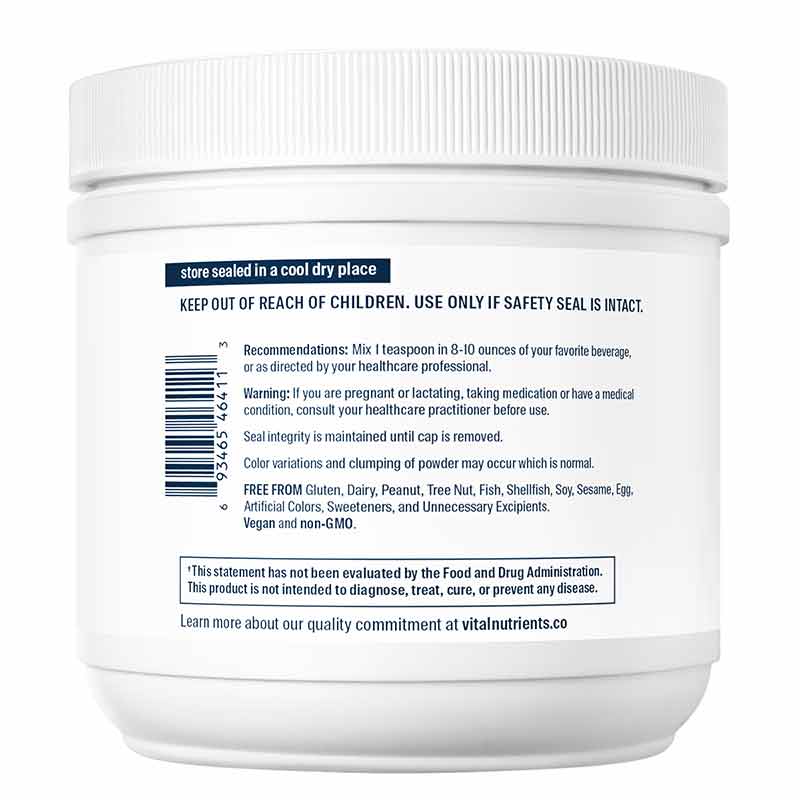 Vital Brain Powder, 6.3 Oz, by Vital Nutrients, image #2