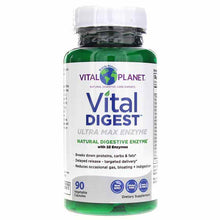 Vital Digest Ultra Max Enzyme, 90 Veg Capsules, by Vital Planet