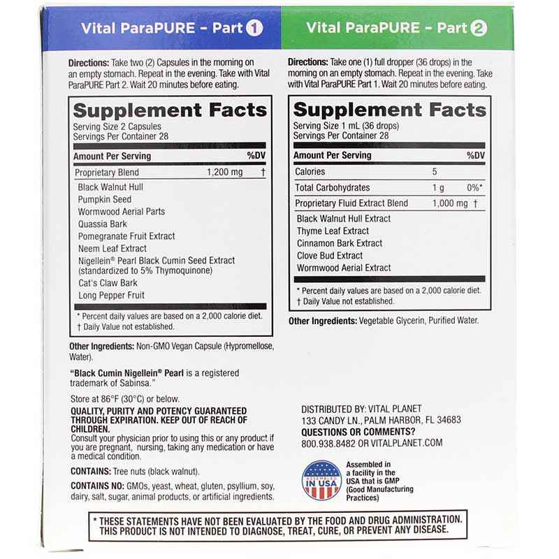 Vital ParaPURE 14-Day Targeted Microbial Cleanse, by Vital Planet, image #3
