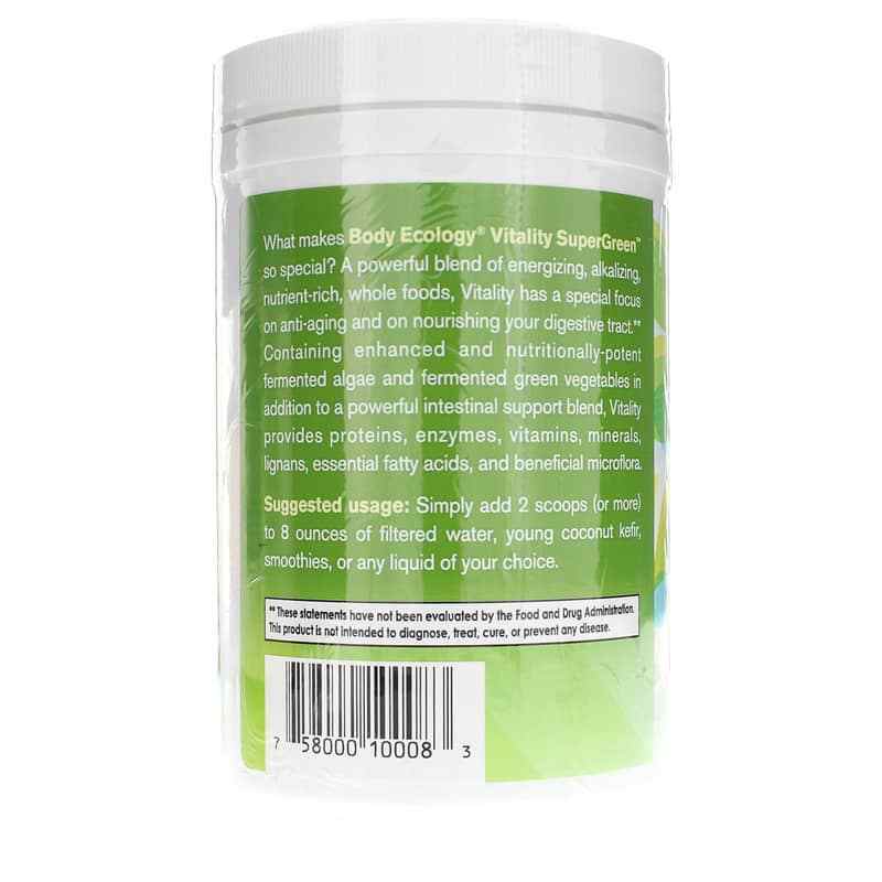 Vitality Super Green Powder, by Body Ecology, image #3