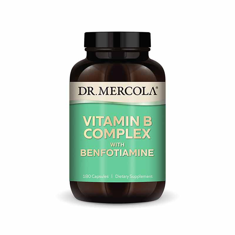 Vitamin B Complex, 180 Capsules, by Dr. Mercola