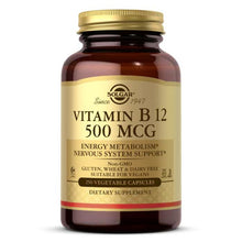 Vitamin B12 500 Mcg Capsules, 250 Veg Capsules, by Solgar