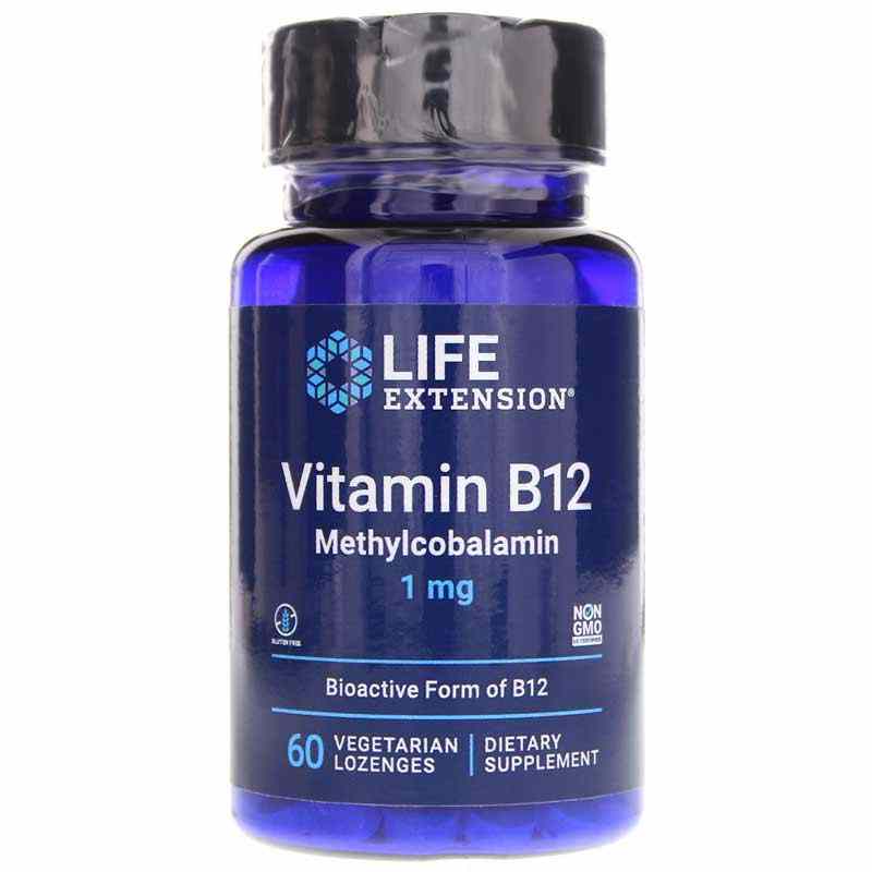 Vitamin B12 Methylcobalamin 1 Mg, by Life Extension