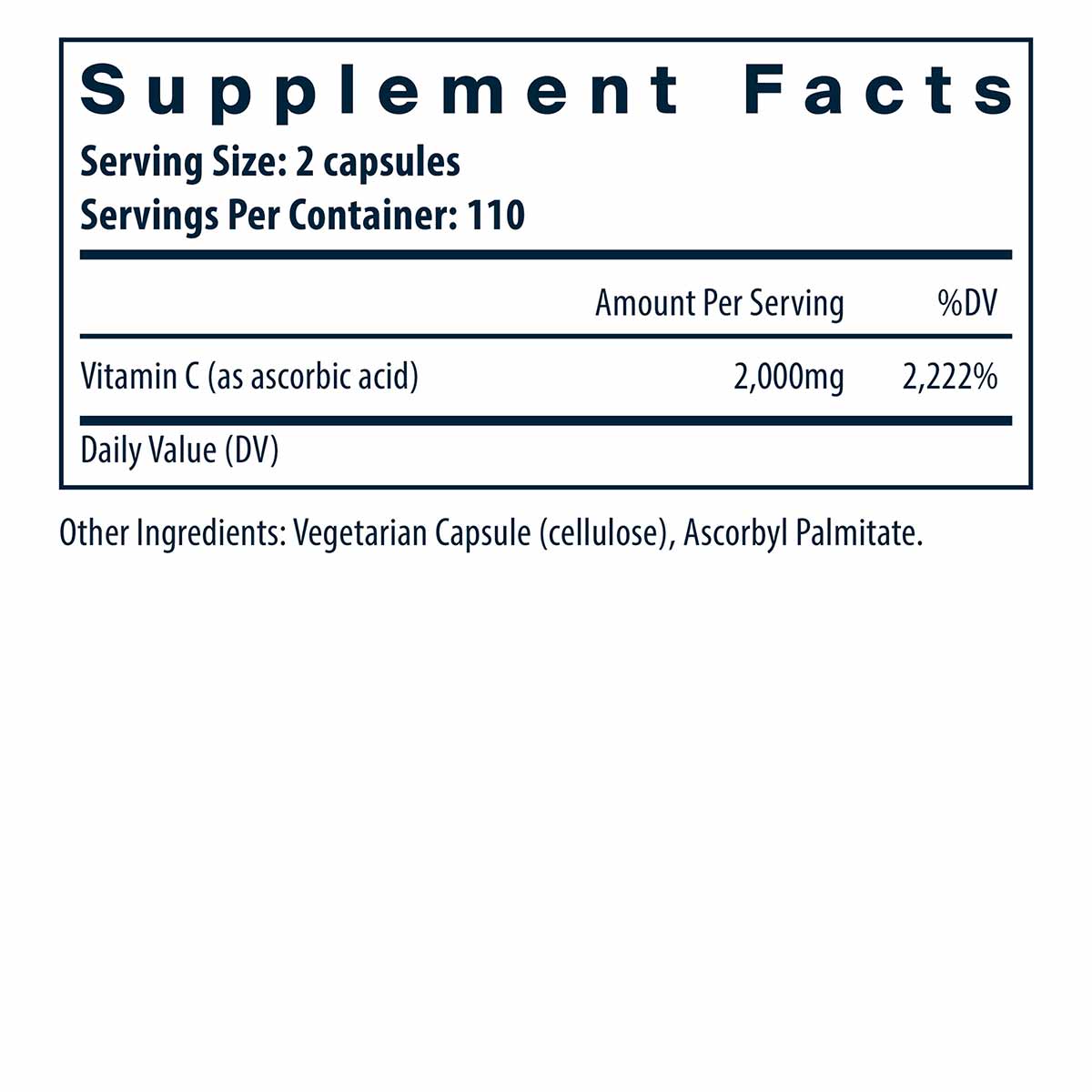 Vitamin C 1000 Mg, by Vital Nutrients