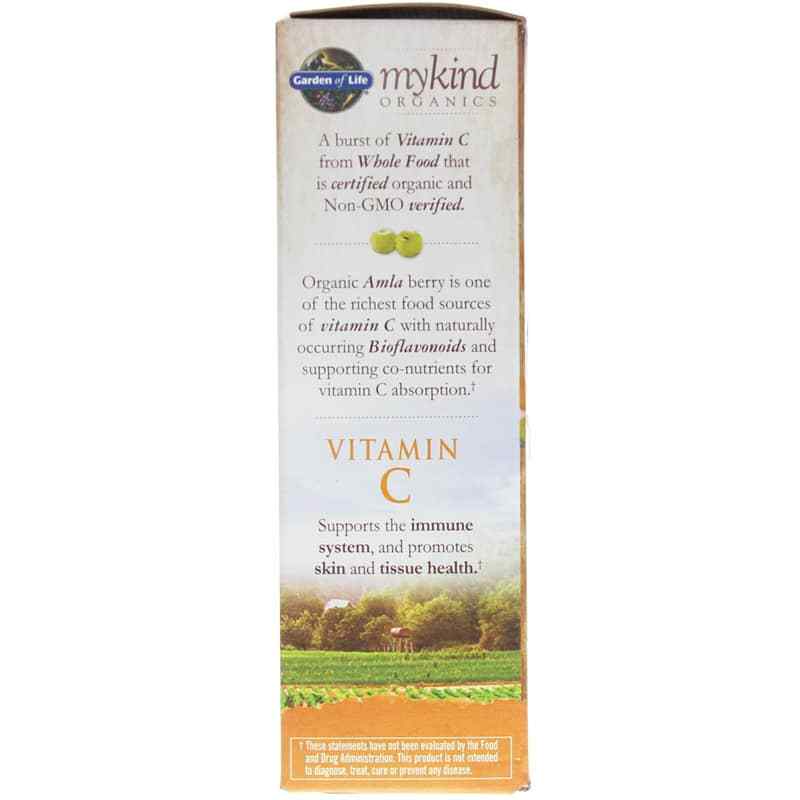 Vitamin C 60 Mg Organic Spray, Orange Tangerine, by Garden of Life mykind Organics, image #4