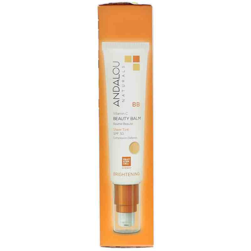 Vitamin C Beauty Balm SPF 30, Brightening Formula, by Andalou Naturals, image #2