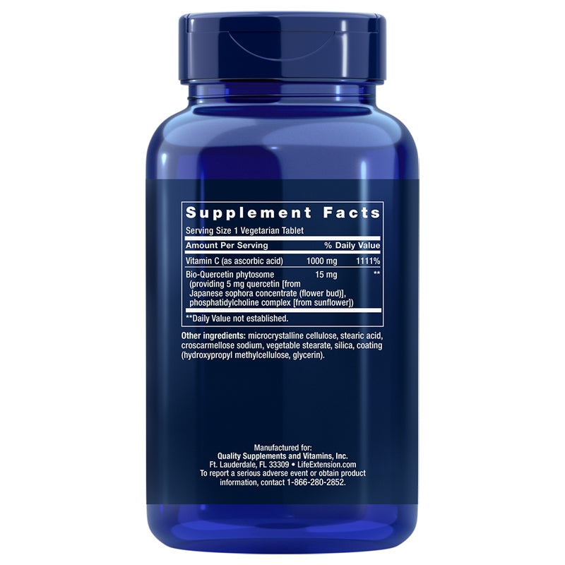 Vitamin C & Bio-Quercetin Phytosome, 250 Veg Tablets, by Life Extension, image #2
