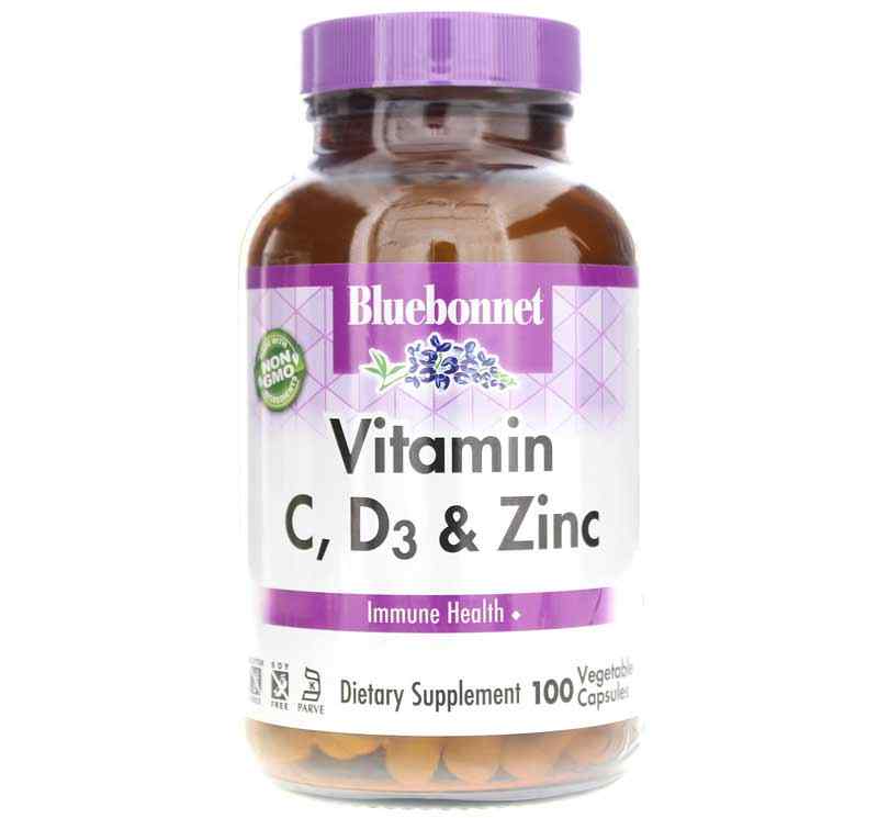Vitamin C, D3 & Zinc, by Bluebonnet