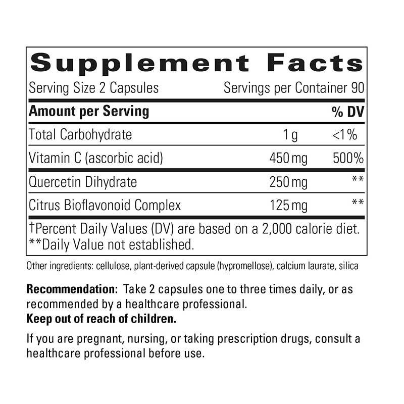 Vitamin C with Quercetin, by Integrative Therapeutics, image #4