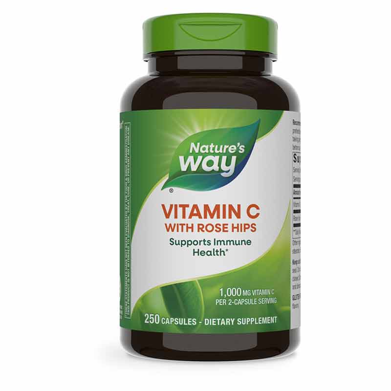 Vitamin C with Rose Hips, 250 Capsules, by Natures Way