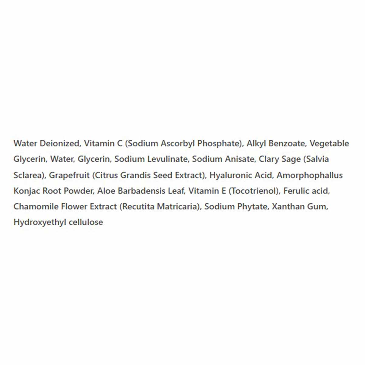 Mad Hippie Vitamin C Serum 1.02 oz bottle with ingredient list displayed on white background.