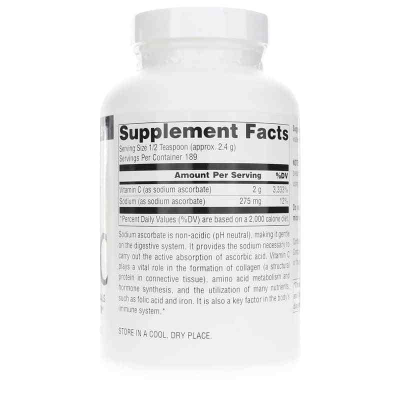 Vitamin C Sodium Ascorbate Crystals, 16 Oz, by Source Naturals, image #2