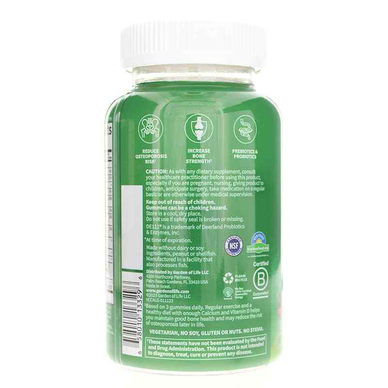 Vitamin Code Gummies Calcium & Magnesium, by Garden of Life, image #3