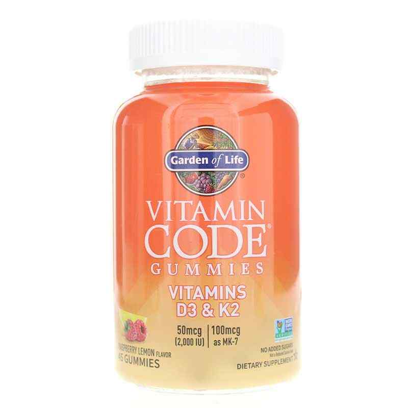 Vitamin Code Gummies Vitamins D3 & K2, by Garden of Life