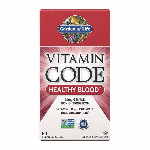 Vitamin Code Healthy Blood, Garden of Life – Professional