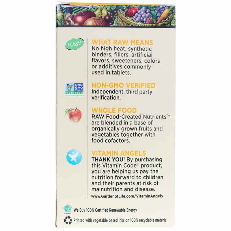 Vitamin Code Perfect Weight Whole Food Multivitamin, 120 Veg Capsules, by Garden of Life, image #3