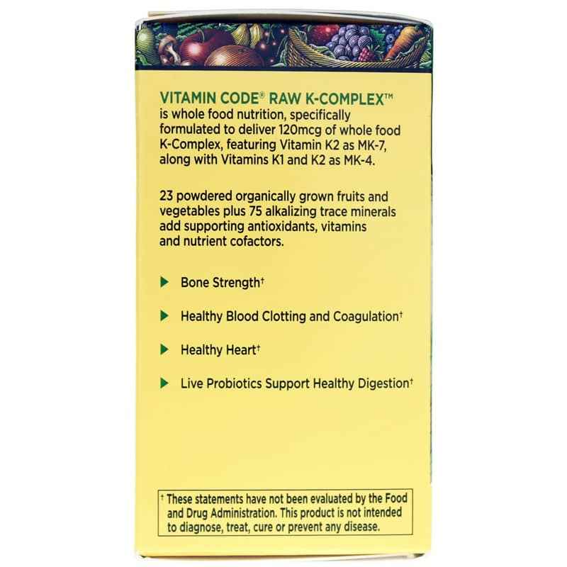Vitamin Code Raw K-Complex, by Garden of Life, image #4