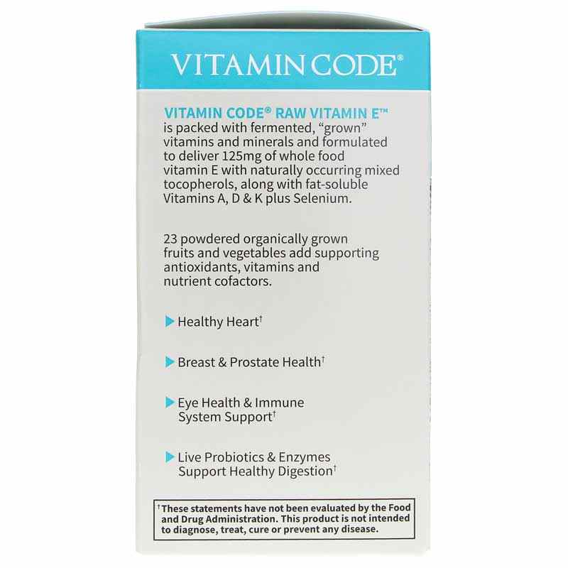 Vitamin Code Raw Vitamin E, by Garden of Life, image #4