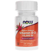 Vitamin D-3 10,000 IU Highest Potency, by NOW Foods