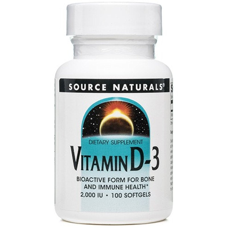 Vitamin D-3 2,000 IU, by Source Naturals