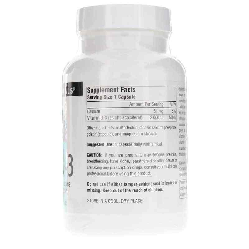 Vitamin D-3 2, 200 Capsules, by Source Naturals, image #2