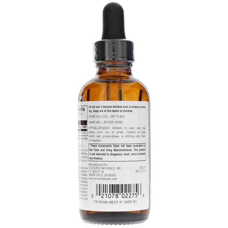Vitamin D-3 Liquid, 2 Oz, by Source Naturals, image #3