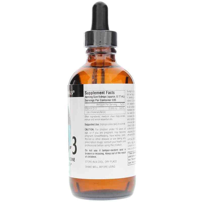 Vitamin D-3 Liquid, 4 Oz, by Source Naturals, image #2
