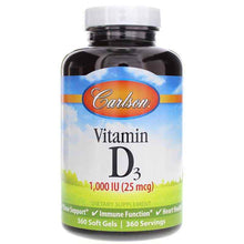 Vitamin D3 1,000 IU, by Carlson Labs