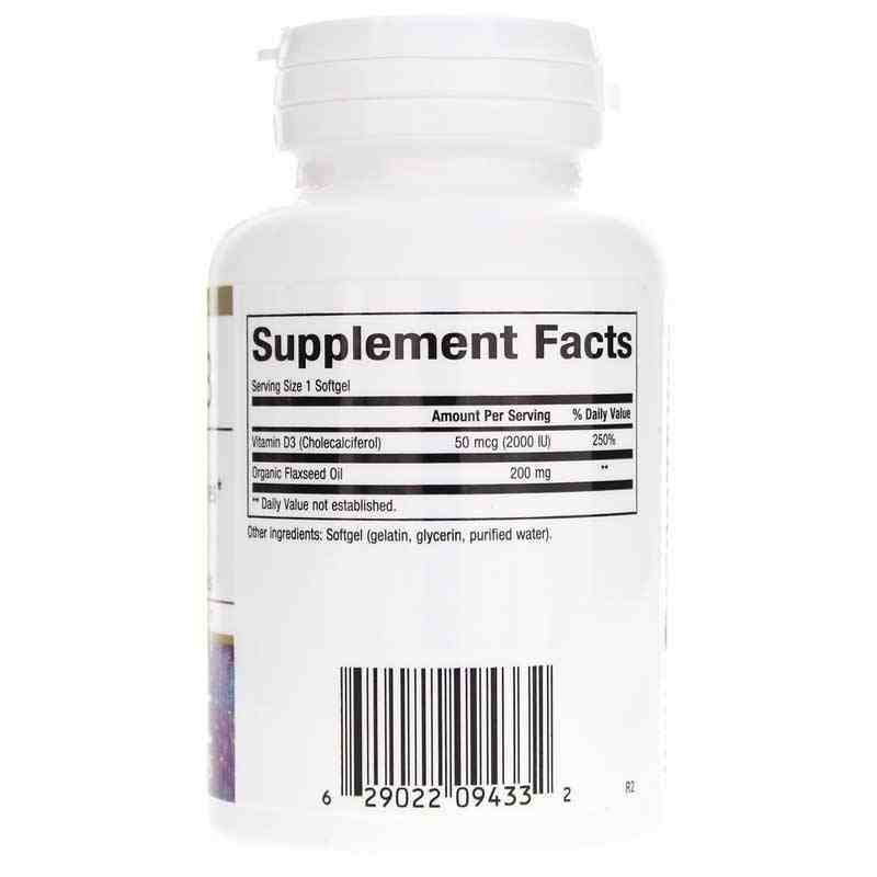 Vitamin D3 2,000 IU, by Bioclinic Naturals, image #2