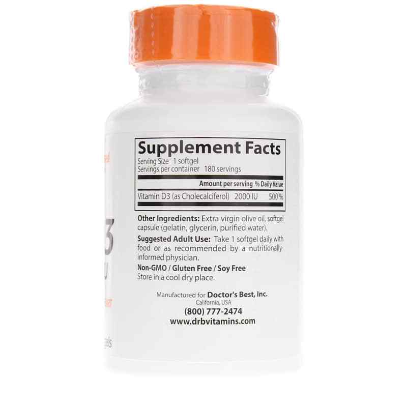 Vitamin D3 2000 IU, by Doctors Best, image #2