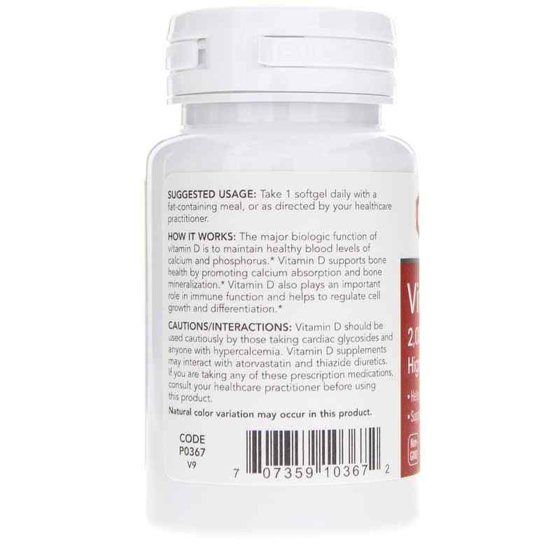 Vitamin D3 2000 IU, by Protocol For Life Balance, image #3