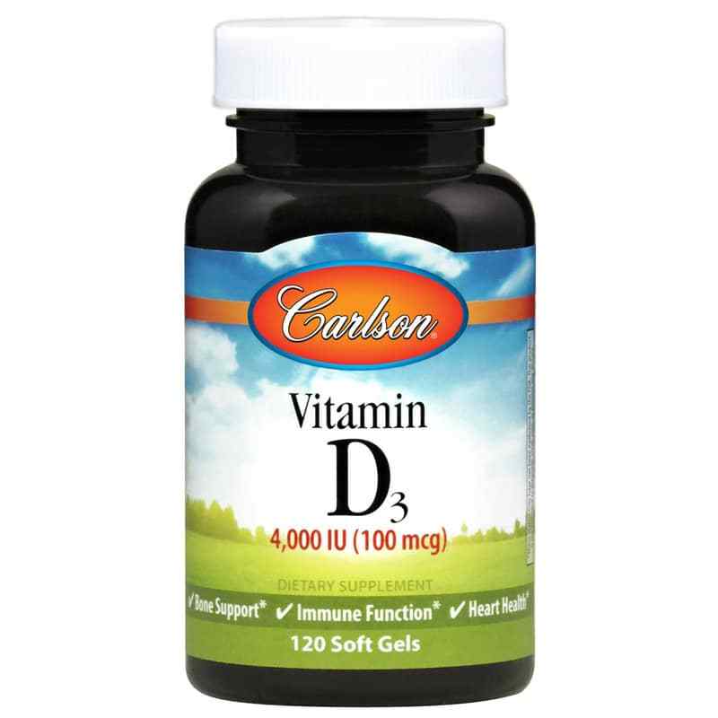 Vitamin D3 4000 IU, by Carlson Labs
