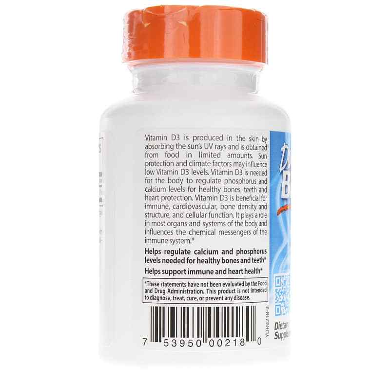 Vitamin D3 5000 IU, 180 Softgels, by Doctors Best, image #3