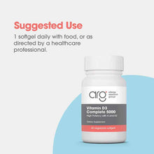 Vitamin D3 Complete 5000 IU Softgels, 60 Softgels, by Allergy Research Group, image #3