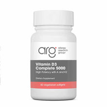 Vitamin D3 Complete 5000 IU Softgels, by Allergy Research Group
