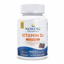 Vitamin D3 Gummies 1000 IU, 60 Gummies, by Nordic Naturals