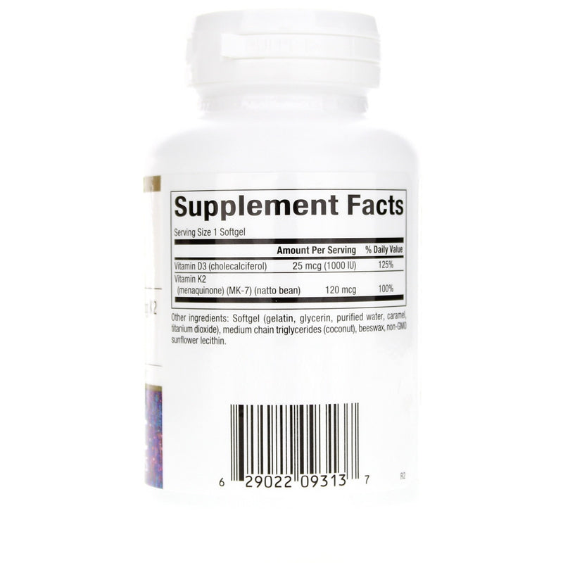 Vitamin D3 & K2, by Bioclinic Naturals, image #2