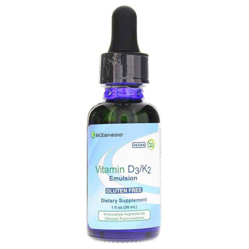 Vitamin D3/K2 Emulsion, by Nutra Biogenesis