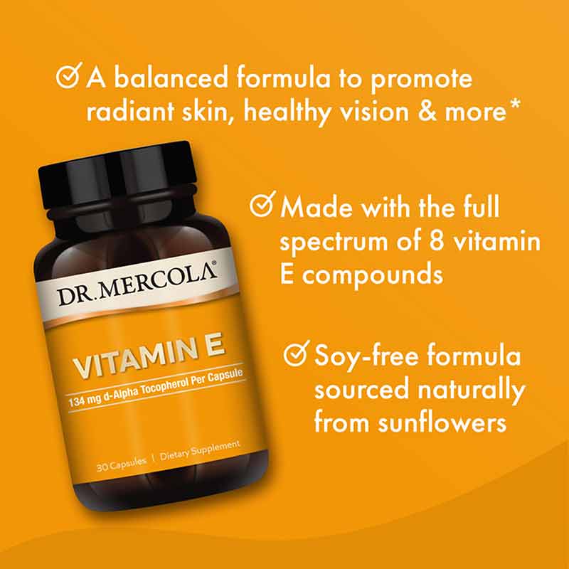Vitamin E 134 Mg, 30 Capsules, by Dr. Mercola, image #4
