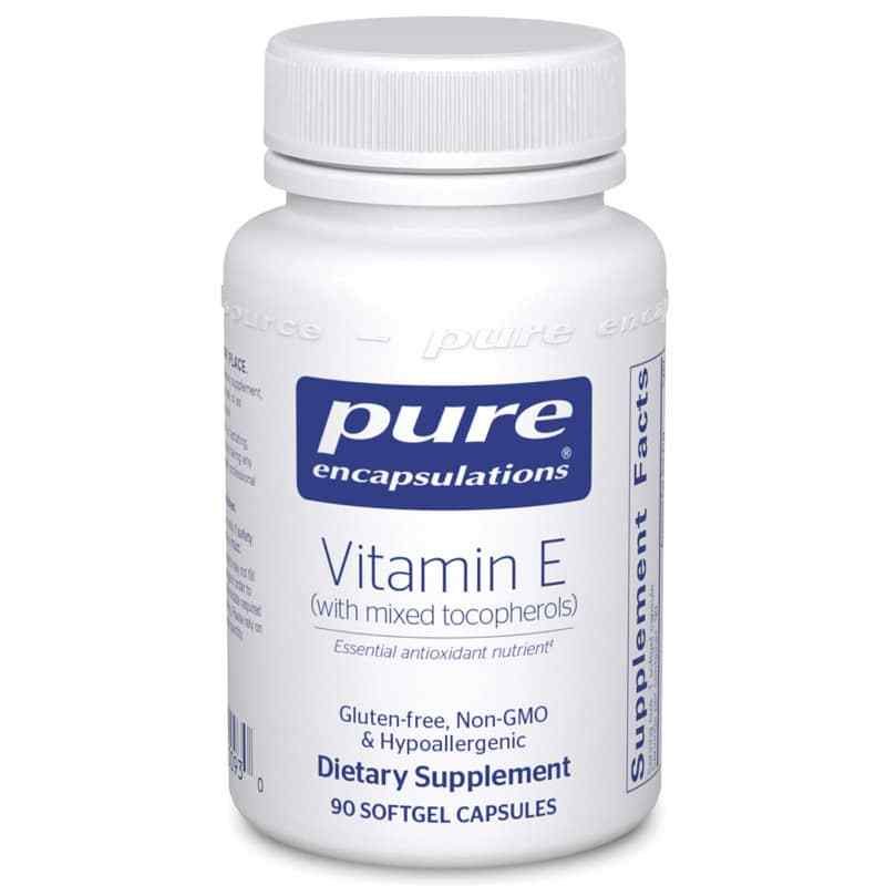 Vitamin E with Mixed Tocopherols, 90 Softgels, by Pure Encapsulations