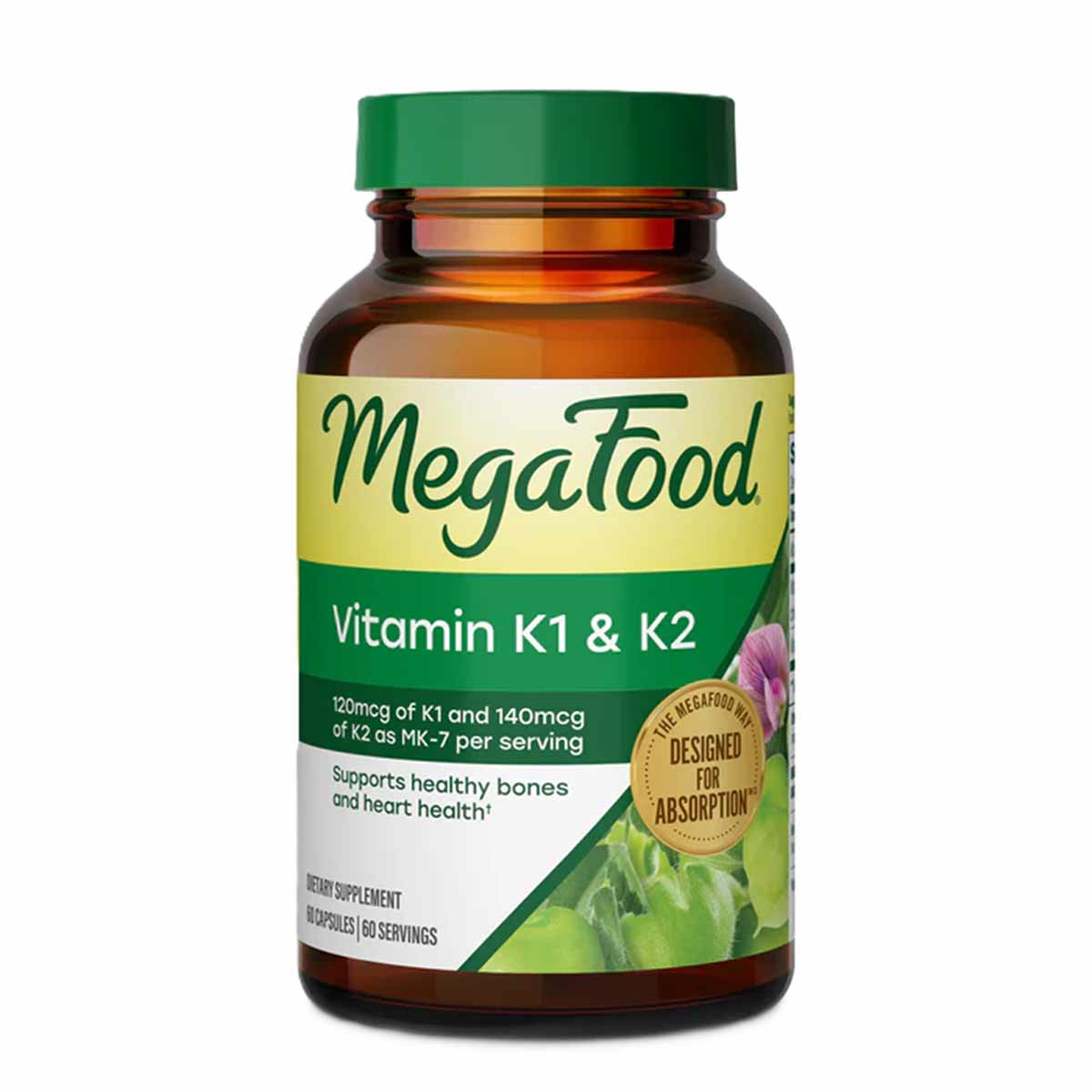 Vitamin K1 & K2 Capsules, by Megafood