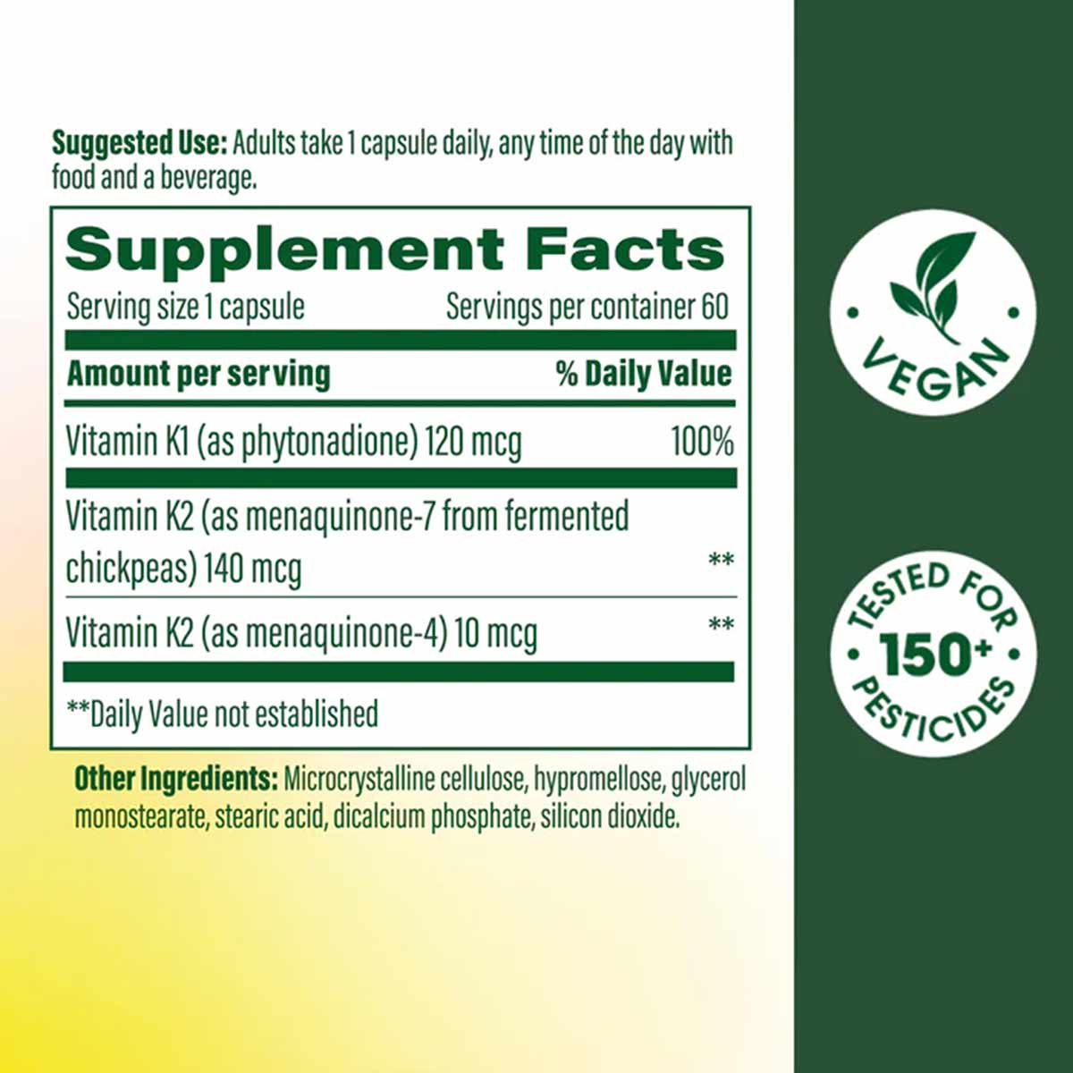 Vitamin K1 & K2 Capsules, by Megafood