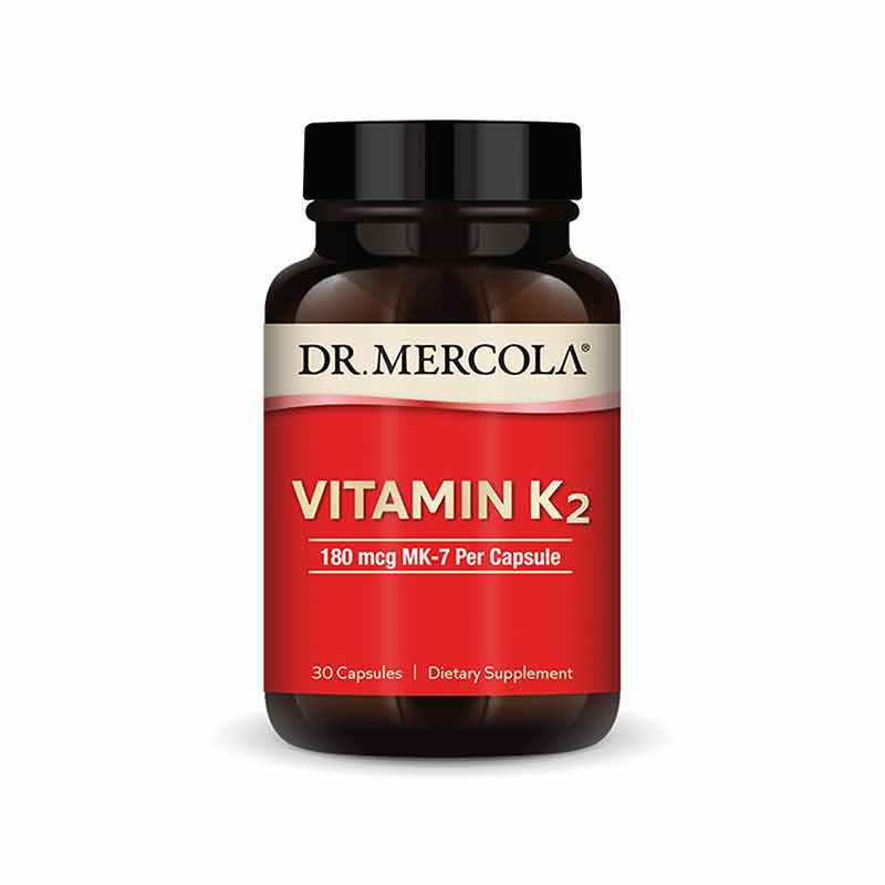 Vitamin K2 180 Mcg, 30 Capsules, by Dr. Mercola