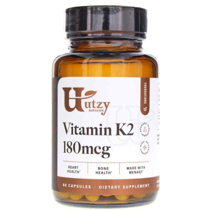Vitamin K2 180 Mcg, by Utzy Naturals