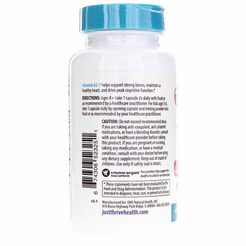 Vitamin K2-7, by Just Thrive, image #3