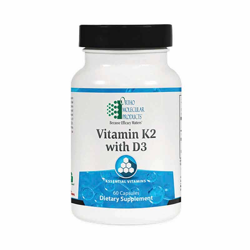 Vitamin K2 with D3, 60 Capsules, by Ortho Molecular